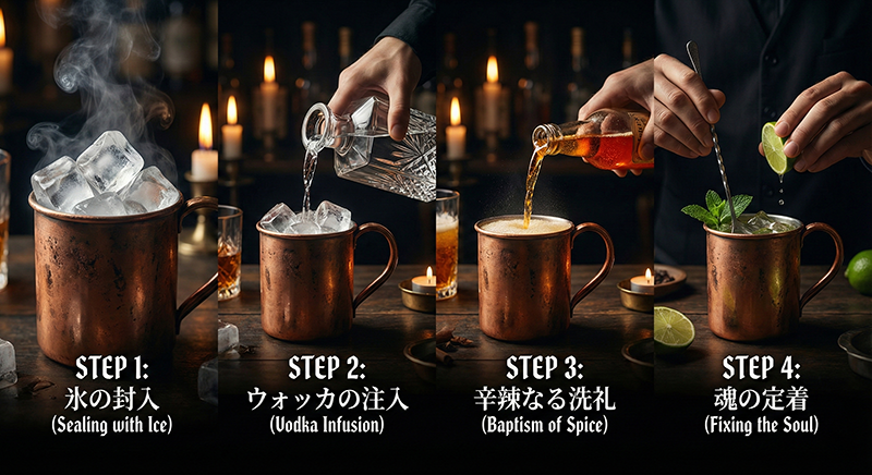 モスコミュールの作り方