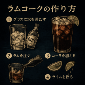 ラムコークの作り方